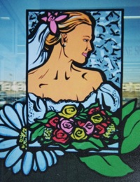 window painting display